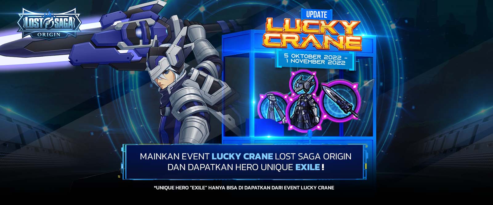 Lost Saga Origin Lucky Crane Oktober 22